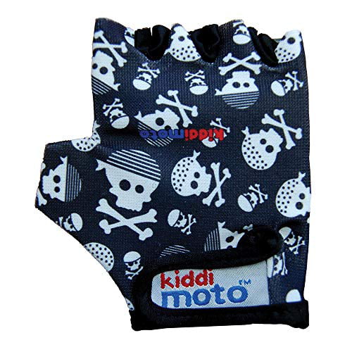 Available in Different Colourful Designs & Sizes Perfect for Bike Scooter & Skateboard Cycling Gloves Kiddimoto Ideal for Boys and Girls Fingerless Gloves for Kids 